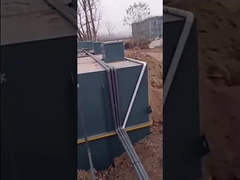 الكربون الصلب المدفون MBR الشامل معدات معالجة مياه الصرف الصحي مستشفى المحلي 10m3 / ساعة