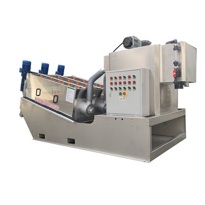 آلة تجفيف الحمأة الحلزونية ذات الضغط اللولبي لمحطة معالجة مياه الصرف الصحي