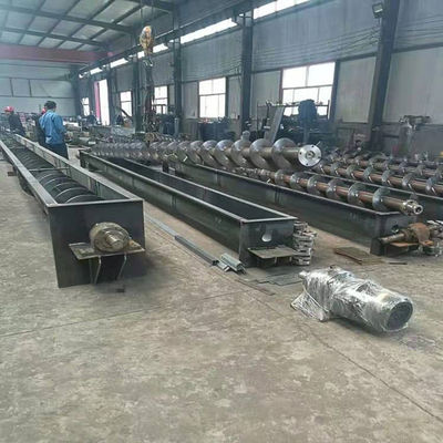 آلة تغذية ناقل برغي الحمأة الصناعية SS304 U الأخدود