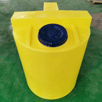 200L PE مسطحة القاع البلاستيك خلط دلو PAM إذابة معالجة مياه الصرف الصحي الكاشف الجرعات