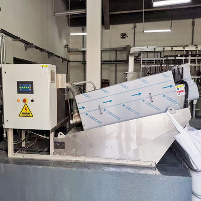 304 الفولاذ المقاوم للصدأ الحمأة حلزونية آلة نزح المياه المسمار الصحافة الصناعية التلقائي