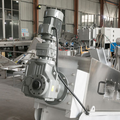 304 الفولاذ المقاوم للصدأ الحمأة حلزونية آلة نزح المياه المسمار الصحافة الصناعية التلقائي