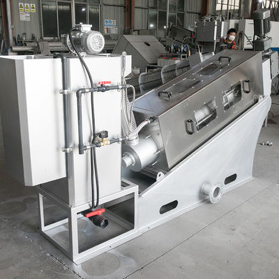 304 الفولاذ المقاوم للصدأ الحمأة حلزونية آلة نزح المياه المسمار الصحافة الصناعية التلقائي