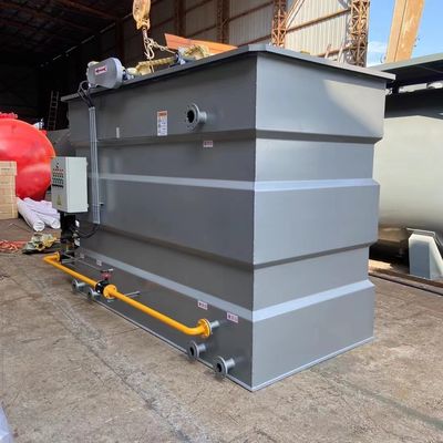 الفولاذ المقاوم للصدأ تدفق أفقي DAF آلة تعويم الهواء المذاب المتكاملة 50m3 / ساعة