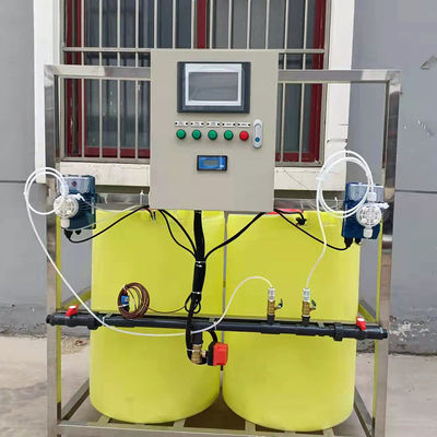 1000L / H PE Pac Pam Flocculant آلة الجرعات الأوتوماتيكية بطيئة الإذابة