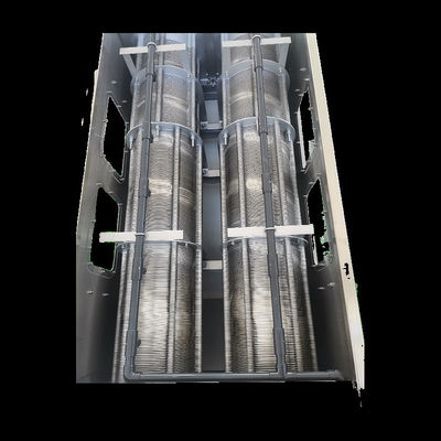 SS304 نوع المسمار الحمأة مجفف المرعى معالجة مياه الصرف الصحي التلقائي 3m3 / ساعة