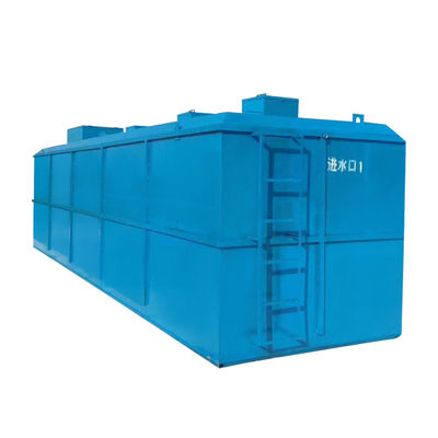 الكربون الصلب المدفون MBR الشامل معدات معالجة مياه الصرف الصحي مستشفى المحلي 10m3 / ساعة