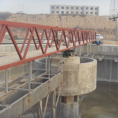 304 الفولاذ المقاوم للصدأ مركز معلق محرك مكشطة الطين آلة معالجة مياه الصرف الصحي