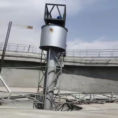 304 الفولاذ المقاوم للصدأ مركز معلق محرك مكشطة الطين آلة معالجة مياه الصرف الصحي