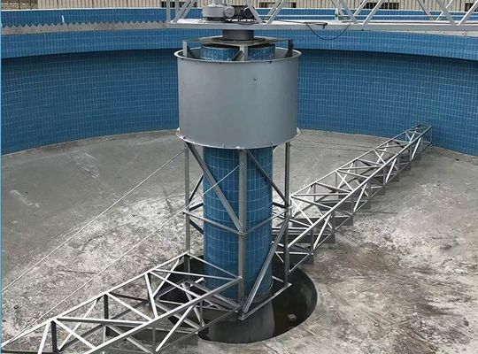 304 الفولاذ المقاوم للصدأ مركز معلق محرك مكشطة الطين آلة معالجة مياه الصرف الصحي