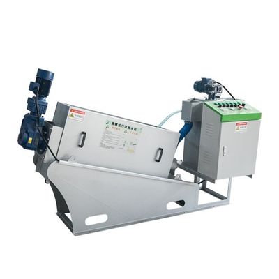 5m3 / H الفولاذ المقاوم للصدأ برغي مكدس تربية الأحياء المائية دوامة الحمأة ديهيدراتور