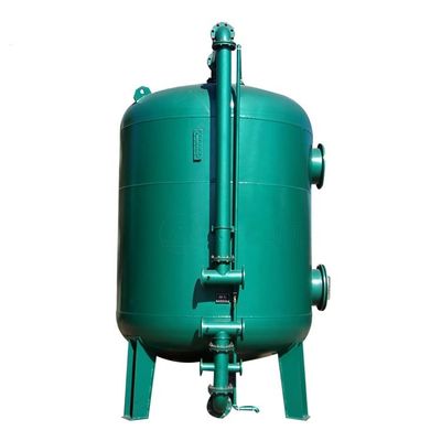 30m3 / H مرشح الوسائط المتعددة الفولاذ المقاوم للصدأ الكوارتز الرمل فلتر ميكانيكي الكربون المنشط