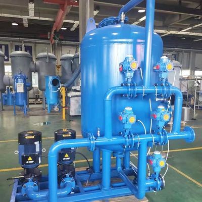 30m3 / H مرشح الوسائط المتعددة الفولاذ المقاوم للصدأ الكوارتز الرمل فلتر ميكانيكي الكربون المنشط