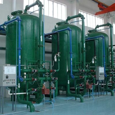 30m3 / H مرشح الوسائط المتعددة الفولاذ المقاوم للصدأ الكوارتز الرمل فلتر ميكانيكي الكربون المنشط