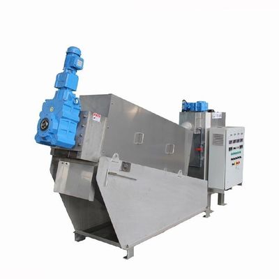 15m3 / H الحمأة الحلزونية آلة نزح المياه مصنع الغذاء معدات نزح الحمأة