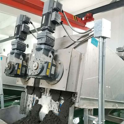 15m3 / H الحمأة الحلزونية آلة نزح المياه مصنع الغذاء معدات نزح الحمأة