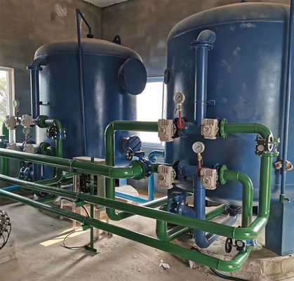 304 الفولاذ المقاوم للصدأ فلتر الكربون المنشط معدات معالجة مياه الصرف الصحي الصناعية 2T / ساعة