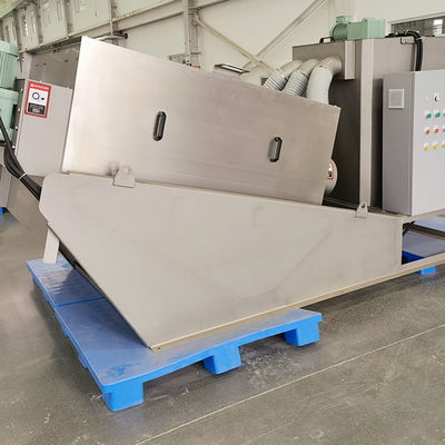 20m3 / H لولبية الحمأة آلة نزح المياه مزرعة معدات معالجة الحمأة السماد