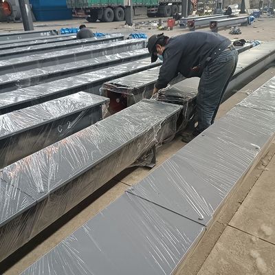 3m3 / ساعة U نوع الكربون الصلب رمح ناقل برغي تغذية الحمأة رمح ناقل حلزوني