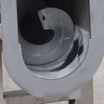 U Groove Shaftless برغي ناقل تربية مصنع منسوجات الحمأة ناقل حلزوني