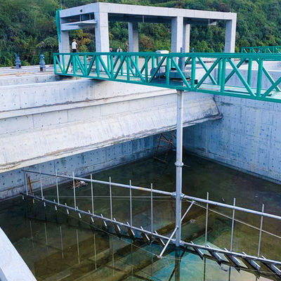 الفولاذ المقاوم للصدأ المعلقة محرك مركزي مكشطة الطين محطة معالجة مياه الصرف الصحي البلدية