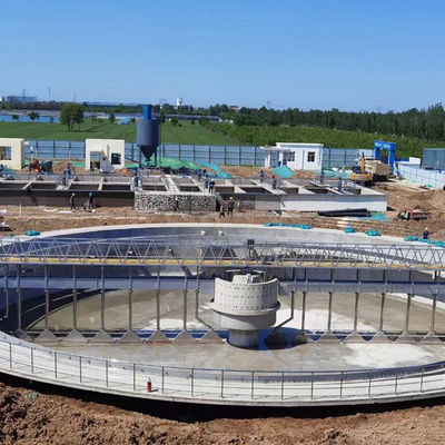 الفولاذ المقاوم للصدأ المعلقة محرك مركزي مكشطة الطين محطة معالجة مياه الصرف الصحي البلدية