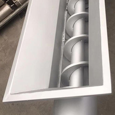 U على شكل برغي حزام ناقل شافتلس لملاط الحبوب الحمأة رماد الكربون ملموسة