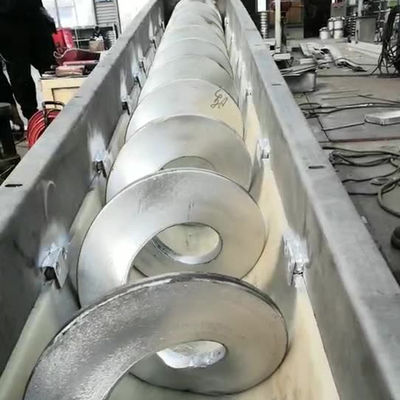 ناقل برغي من النوع U لحبوب خام الأسمنت الحمأة