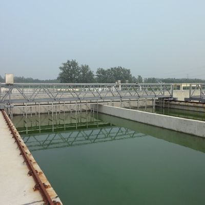 مكشطة طين متنقلة من الفولاذ المقاوم للصدأ أفقية لمعالجة مياه الصرف الصحي