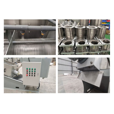 كامل المسمار التلقائي نوع الحمأة آلة نزح المياه الصلبة فصل السائل