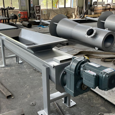 أفقي الكربون الصلب الحمأة شافتلس برغي ناقل متحرك