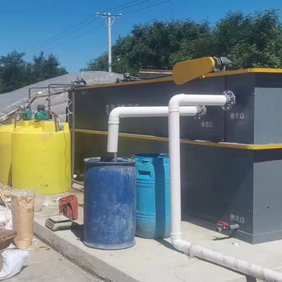 100m3 الكربون الصلب الذائب بخار التعويم آلة معالجة مياه الصرف الصحي المحلية