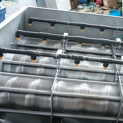 لولبية نوع المسمار الصحافة الحمأة آلة نزح المياه SS 304 المواد