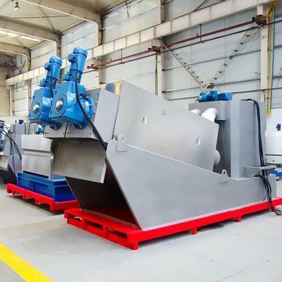 برغي الصحافة مصنع كيميائي الحمأة معدات نزح المياه أوتوماتيكية بالكامل