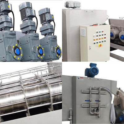 برغي الحمأة المحمول المتراكم آلة نزح المياه التلقائي برغي الصحافة