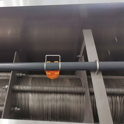 آلة تجفيف الحمأة الأوتوماتيكية SS304 لولبية عالية معدل الجفاف