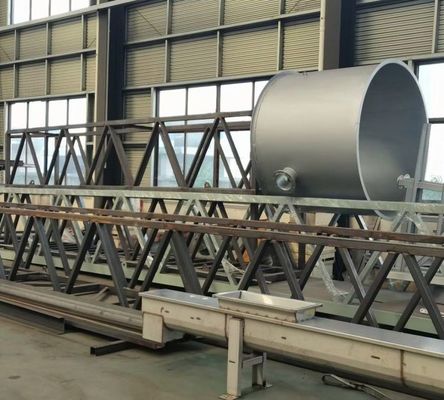 مكشطة الحمأة ذات الجسر المركزي الكامل معدات معالجة مياه الصرف الصحي عالية الكفاءة