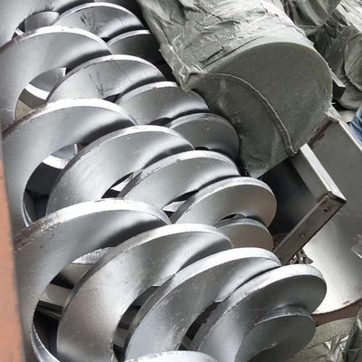 U نوع شافتلس الحمأة مسحوق أوجيه برغي ناقل آلة SS316L 1-10t / ساعة