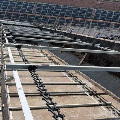 معدات مكشطة الحمأة ذات السلسلة غير المعدنية 0.37kw لمحطة معالجة مياه الصرف الصحي الحضرية