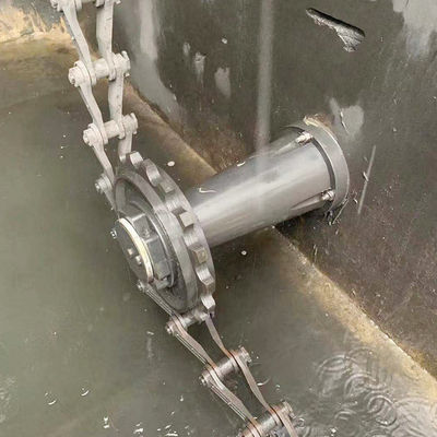 معدات مكشطة الحمأة ذات السلسلة غير المعدنية 0.37kw لمحطة معالجة مياه الصرف الصحي الحضرية