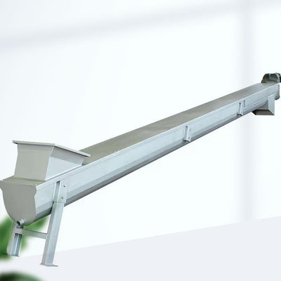 قابل للتخصيص الكربون الصلب برغي الحزام الناقل U نوع مسحوق التغذية الجافة 7 م طول