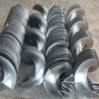 قابل للتخصيص الكربون الصلب برغي الحزام الناقل U نوع مسحوق التغذية الجافة 7 م طول