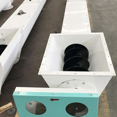 1-40m ناقل برغي بدون رمح أووجير ناقل لولبي لنقل حمأة نفايات النفط