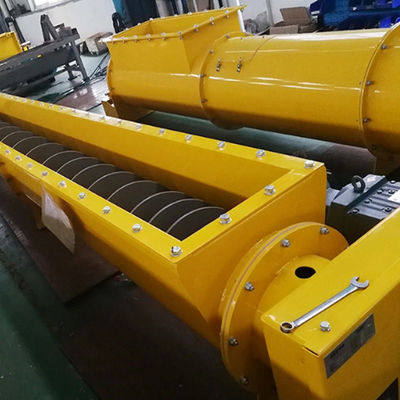 1-40m ناقل برغي بدون رمح أووجير ناقل لولبي لنقل حمأة نفايات النفط