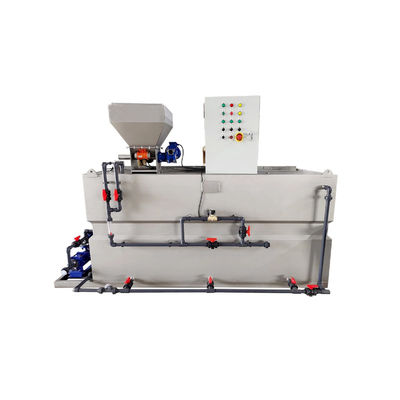 6000L آلة الجرعات الكيميائية نظام جرعات البوليمر 2.2KW لمعالجة مياه الصرف الصحي