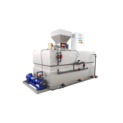 6000L آلة الجرعات الكيميائية نظام جرعات البوليمر 2.2KW لمعالجة مياه الصرف الصحي