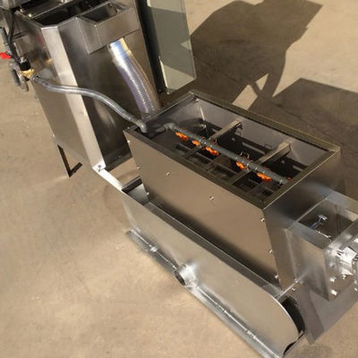 SS304 / 316 برغي الصحافة الحمأة آلة نزح المياه 2.25kw التشغيل التلقائي
