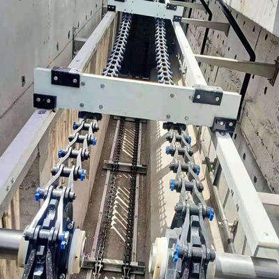 PLC التحكم غير المعدني مكشطة الحمأة نظام سلسلة لوحة مكشطة الخبث 1-18m