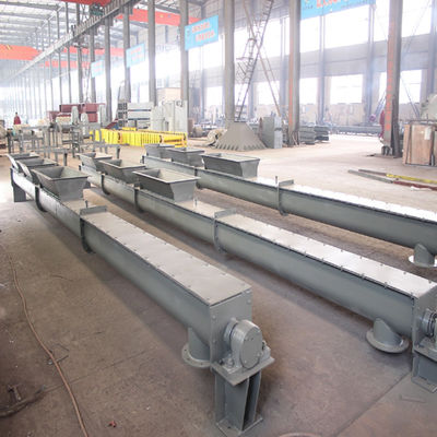 الفولاذ المقاوم للصدأ اوجير لولبية المواد الحبيبية مسحوق ناقل برغي كفاءة عالية