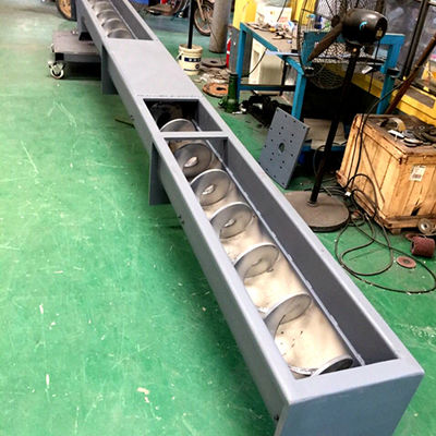 SS316 U حوض ناقل حلزوني من الفولاذ المقاوم للصدأ ناقل أوجيه 1 ~ 100m